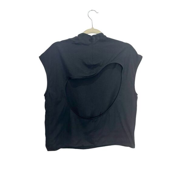 NWT GAUCHERE Open Back top in Mat Black - Picture 7 of 11